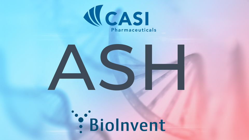 CASI制药合作伙伴BIOINVENT将于 ASH 2021公布BI-1206最新临床研究成果